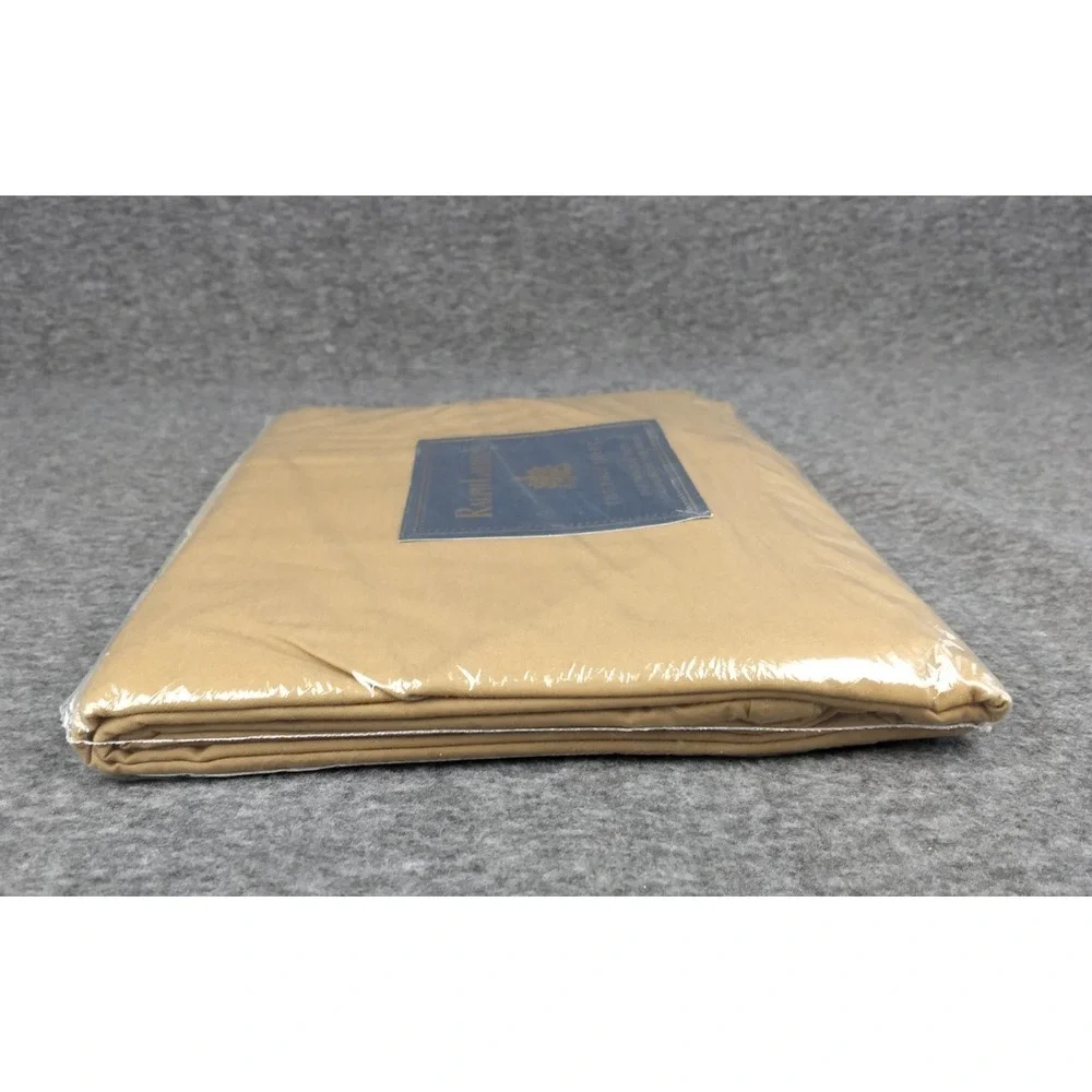 Ralph Lauren The Polo Sheet Twin‎ Flat Sheet Ghurka Khaki 250TC Pima Cotton NEW